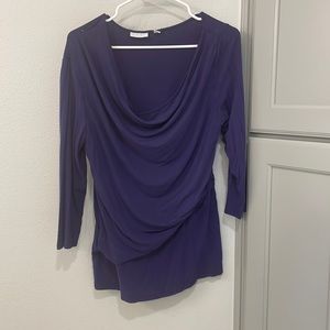 New York & Company faux wrap top